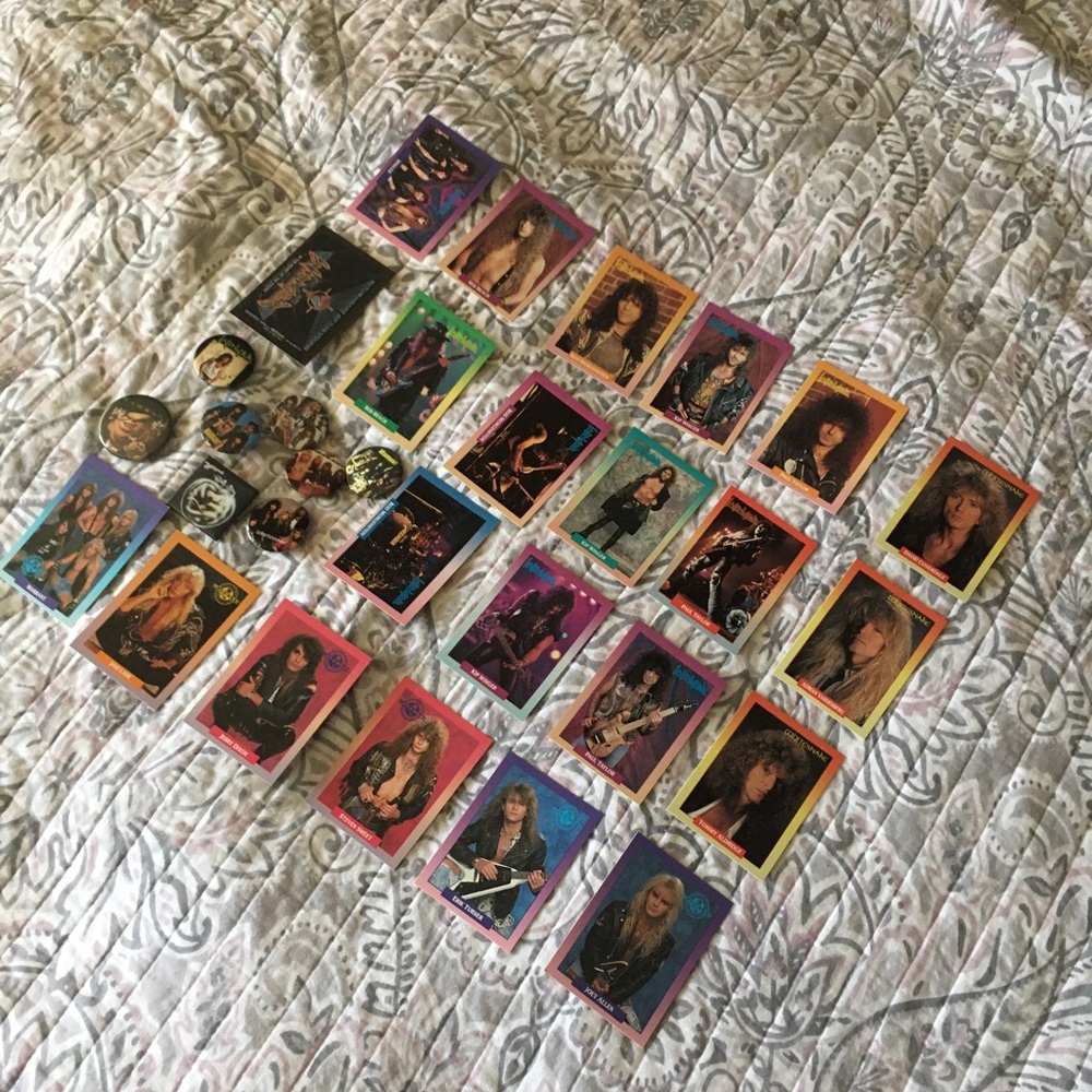 Warrant Winger Whitesnake band lot